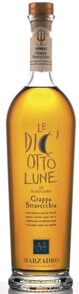 Distilleria Marzadro - Grappa Le Diciotto Lune Stravecchia Marzadro 0,5 l